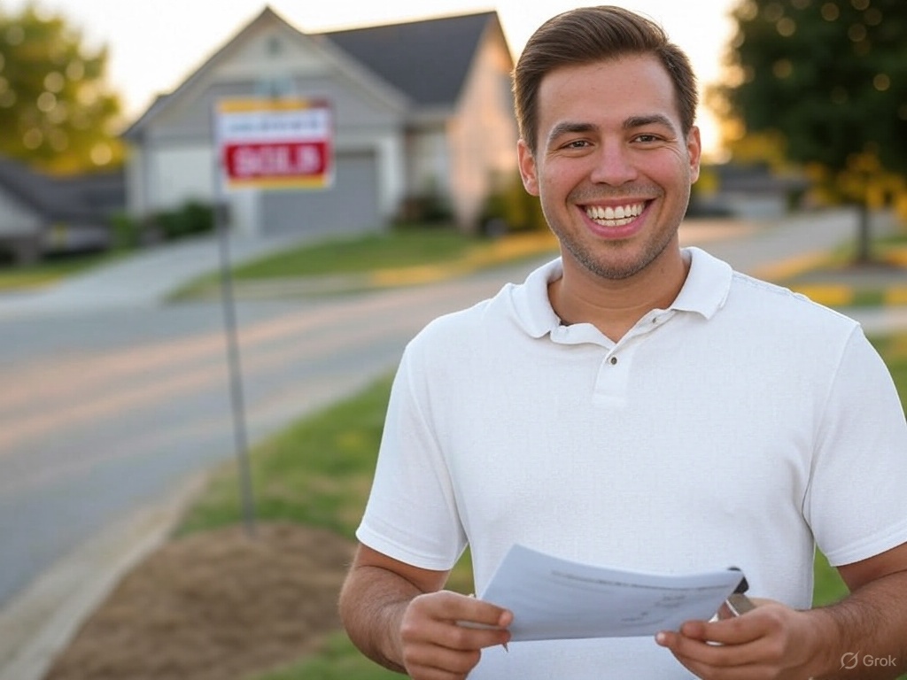 Happy home buyers